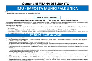 Pagamento SALDO IMU 2025