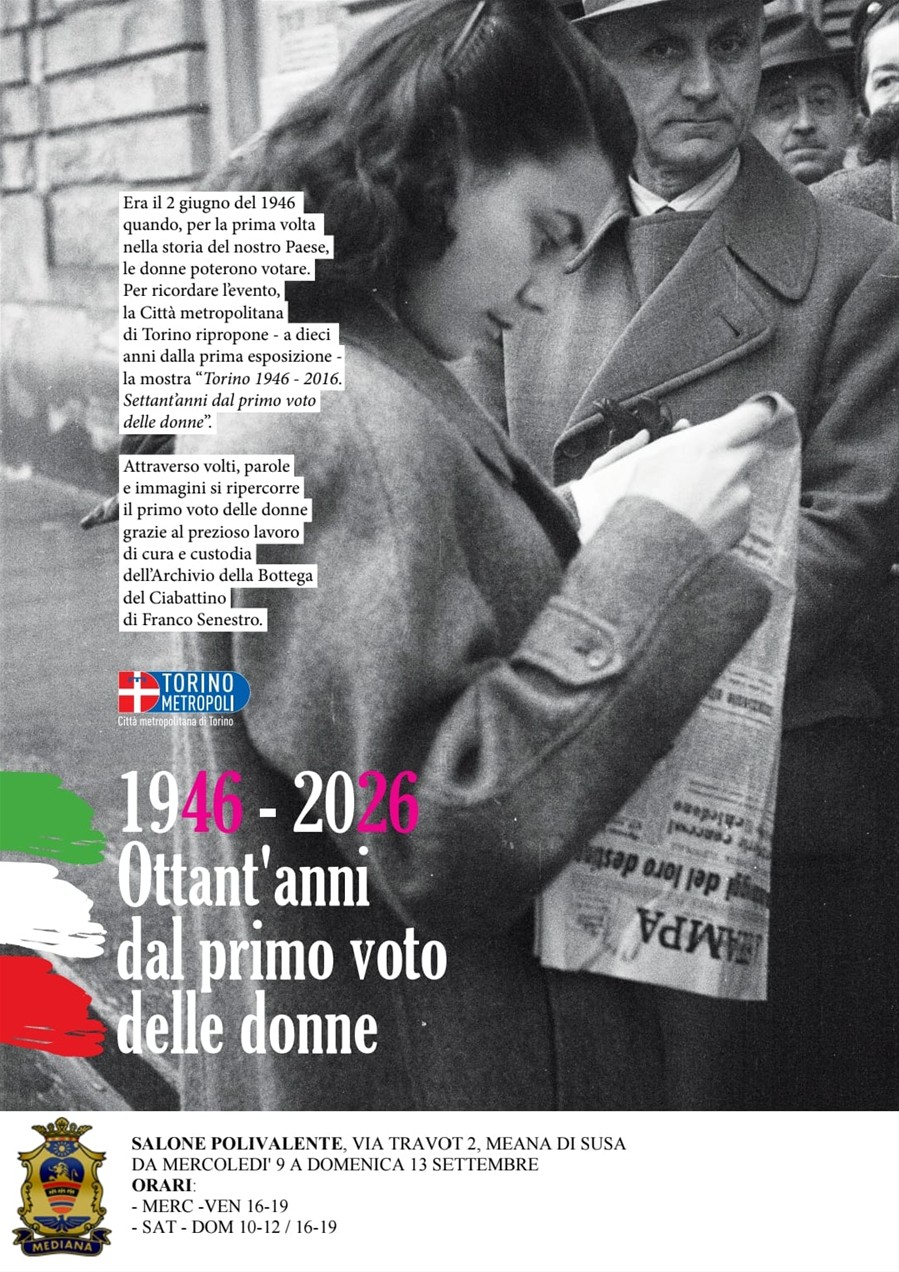 MOSTRA "1946-2026 Ottant'anni dal primo voto delle donne"